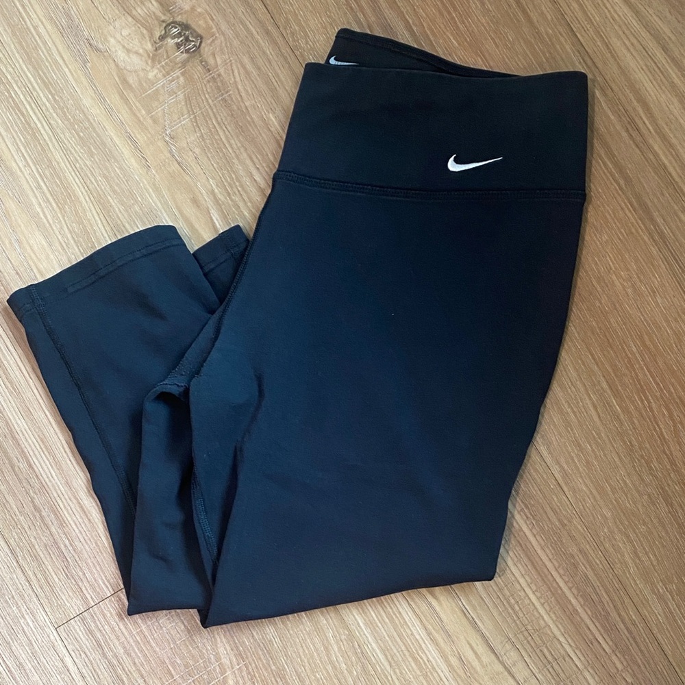 Nike Black Leggings Athletic Stretch Fit